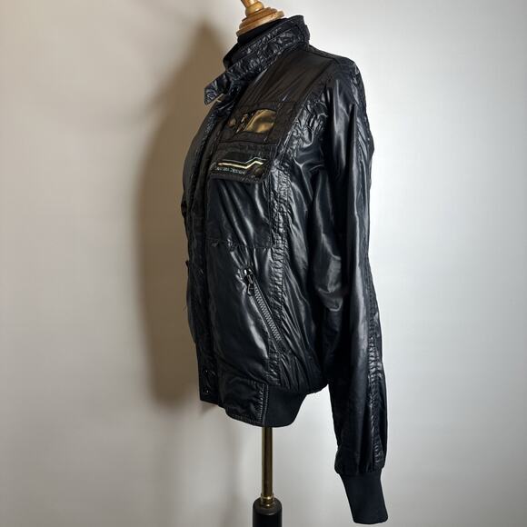 Vintage 80s Style Auto California Carrera Design Racing Jacket Size Small - Picture 5 of 16